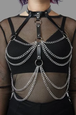 Rhinestone Stud Harness