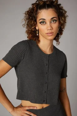 Rib Comfort Goth Cardi