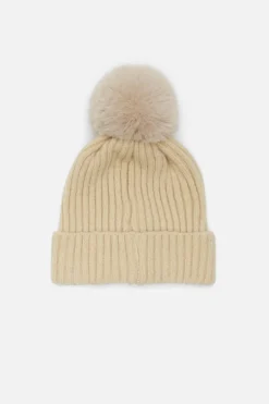 Rib Pom Beanie