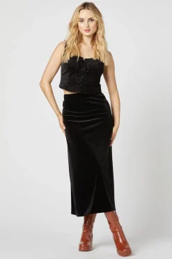 Roxy Velvet Skirt