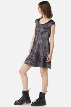 Ruined Mansion Satin Brocade Dress