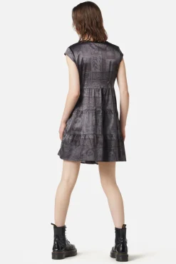 Ruined Mansion Satin Brocade Dress