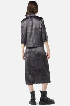 Ruined Mansion Satin Brocade Blouse