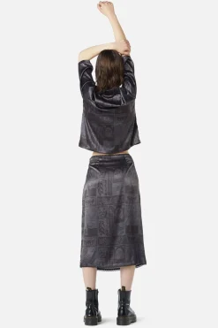 Ruined Mansion Satin Brocade Skirt