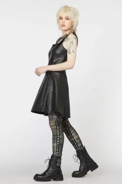 Runaways Pu Strap Dress