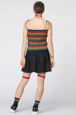 90S Rainbow Knit Singlet