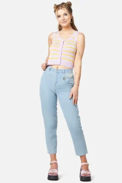 90S Stripe Sleeveless Knit