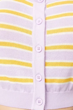 90S Stripe Sleeveless Knit