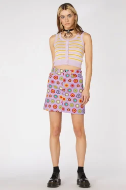 90S Stripe Sleeveless Knit