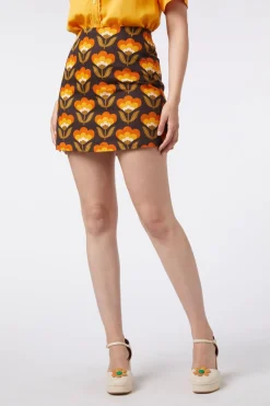 70S Wallpaper Drill Skirt