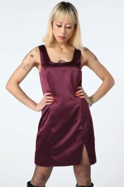 Satin Mini Dress
