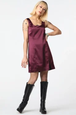 Satin Mini Dress