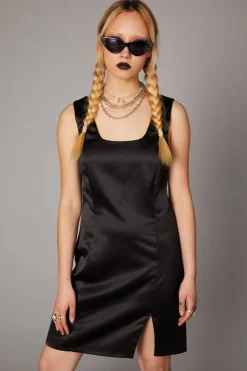 Satin Mini Dress