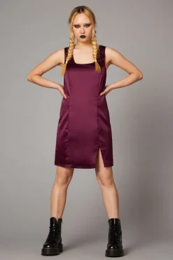 Satin Mini Dress