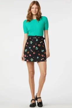 Serena Flora Mini Skirt