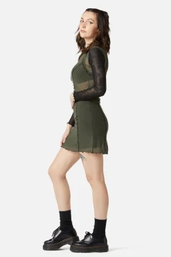 Sheer Mesh Babylock Top