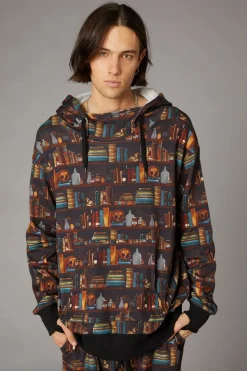 Shellys Library Print Hoodi