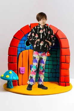 Shroom Cap Kids Sherpa Jacket