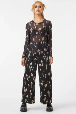Shroom Mesh Printed Top