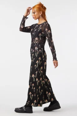 Shroom Mesh Printed Top