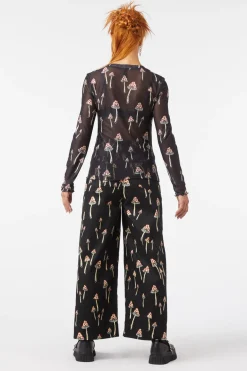 Shroom Mesh Printed Top