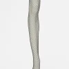 Silver Glitter Fishnets