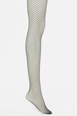 Silver Glitter Fishnets