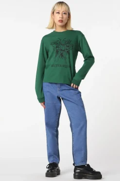 Sister Print Cotton Sweater