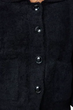 Sisters Collar Fluffy Cardi