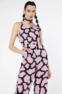 Skip Geo Wide Leg Jumpsuit