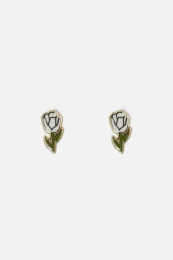 Small Tulip Earrings