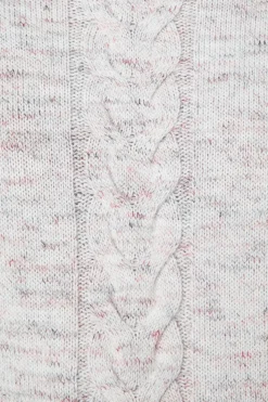 Space Dye Cable Boxy Knit