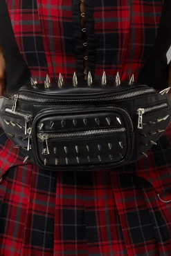 Spiked Cross Body Bag