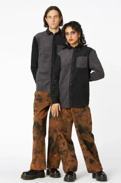 Split Cord Long Sleeve Shirt