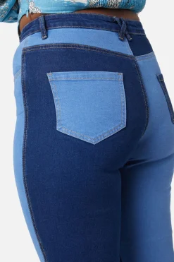 Split Wash Denim Jeans