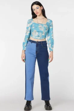 Split Wash Denim Jeans