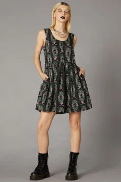 Spooky Cameo Print Dress