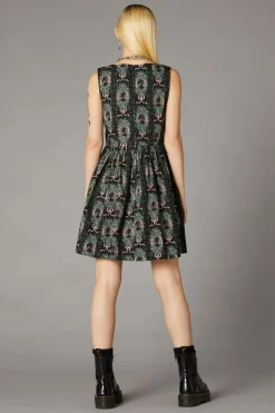 Spooky Cameo Print Dress