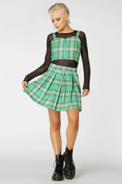 Spring Tartan Mini Skirt