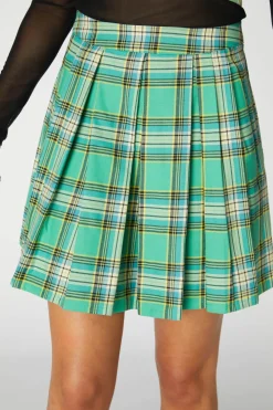 Spring Tartan Mini Skirt