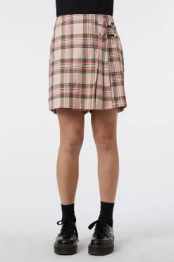 Spring Tartan Pleat Skort