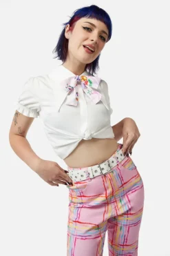 Square Buckle Stud Belt