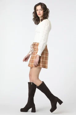 Stacey Check Skirt