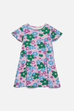 Starry Flower Kids Jersey Dress