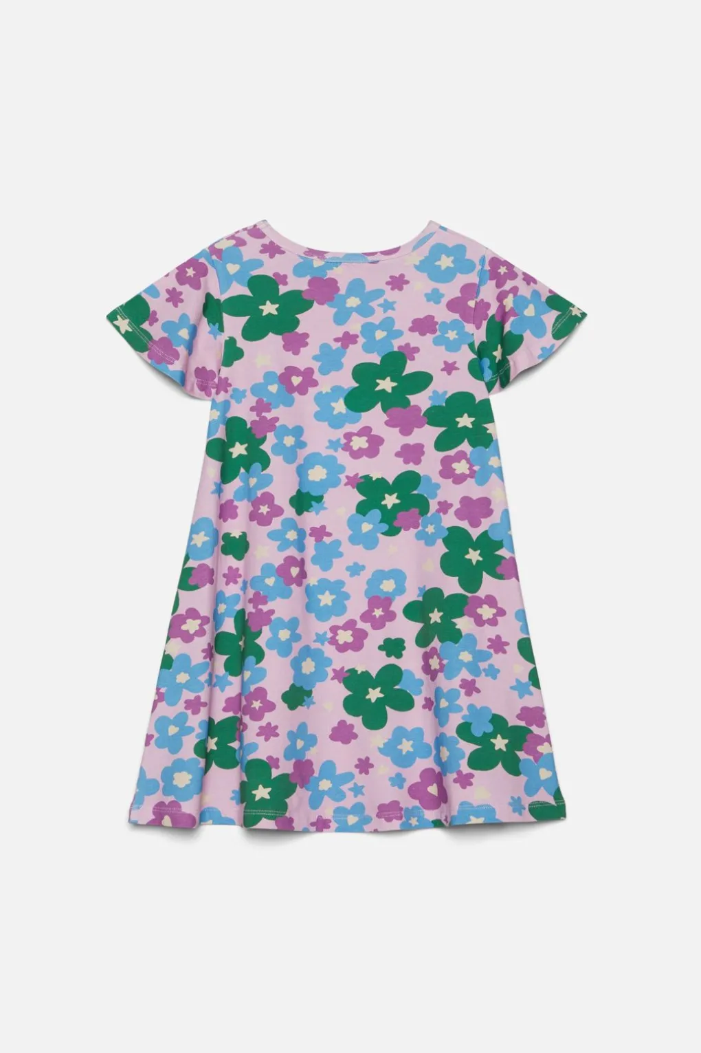 Starry Flower Kids Jersey Dress