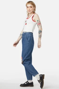 Strawberry Kisses Lace Edge Tank