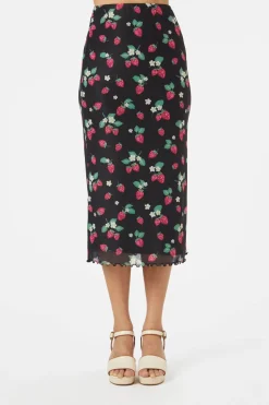 Strawberry Mesh Skirt