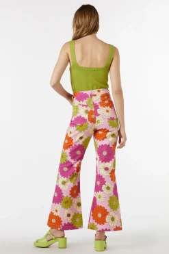 Susan Floral Flare Jean