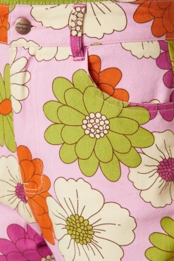Susan Floral Flare Jean