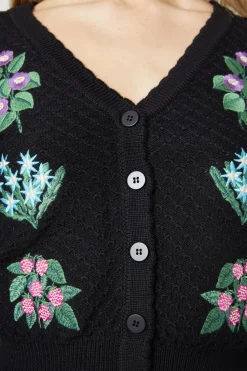 Sweet Garden Embroidered Cardi
